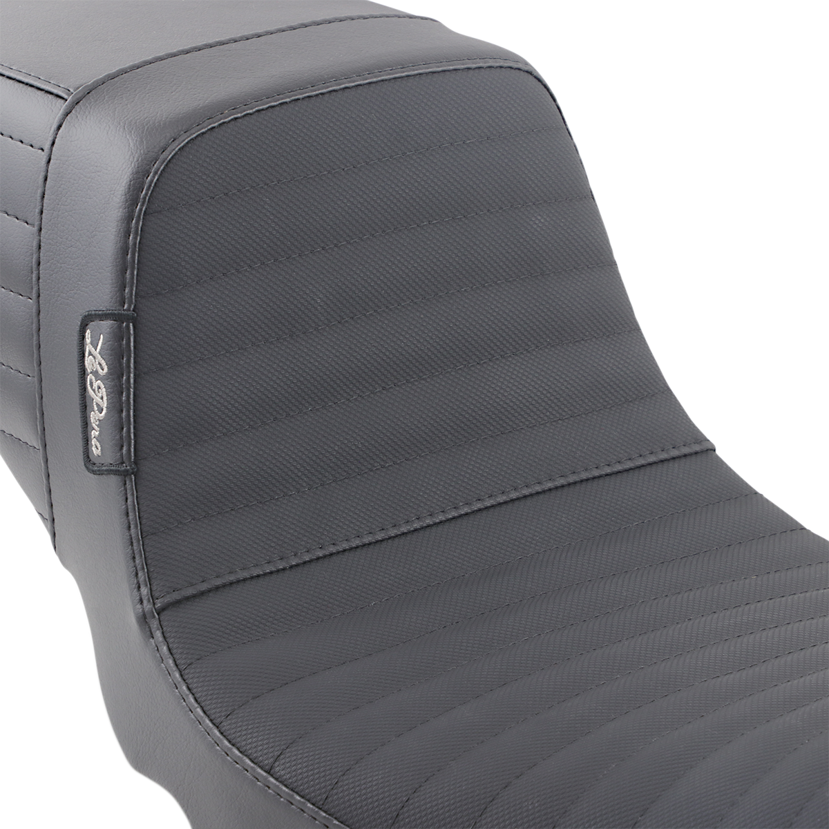 Le Pera Kickflip Daddy Long Legs Seat - Pleated W/ Gripp Tape - Black - FX '06-'17