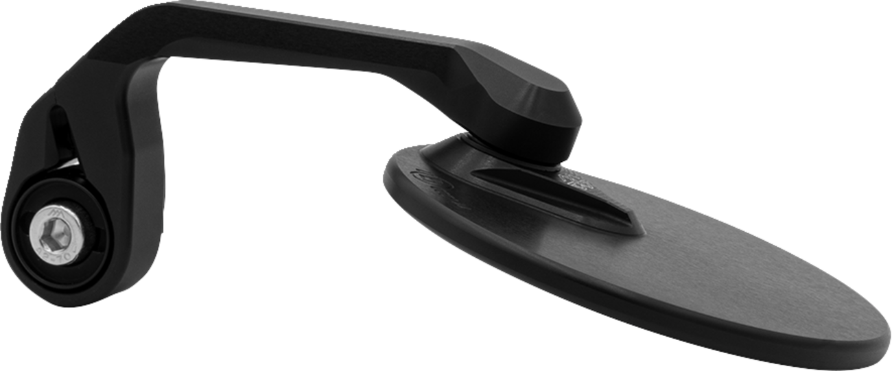 Gilles Tooling Mirror - MOON - Side View - Round - Black - Right/Left - Each