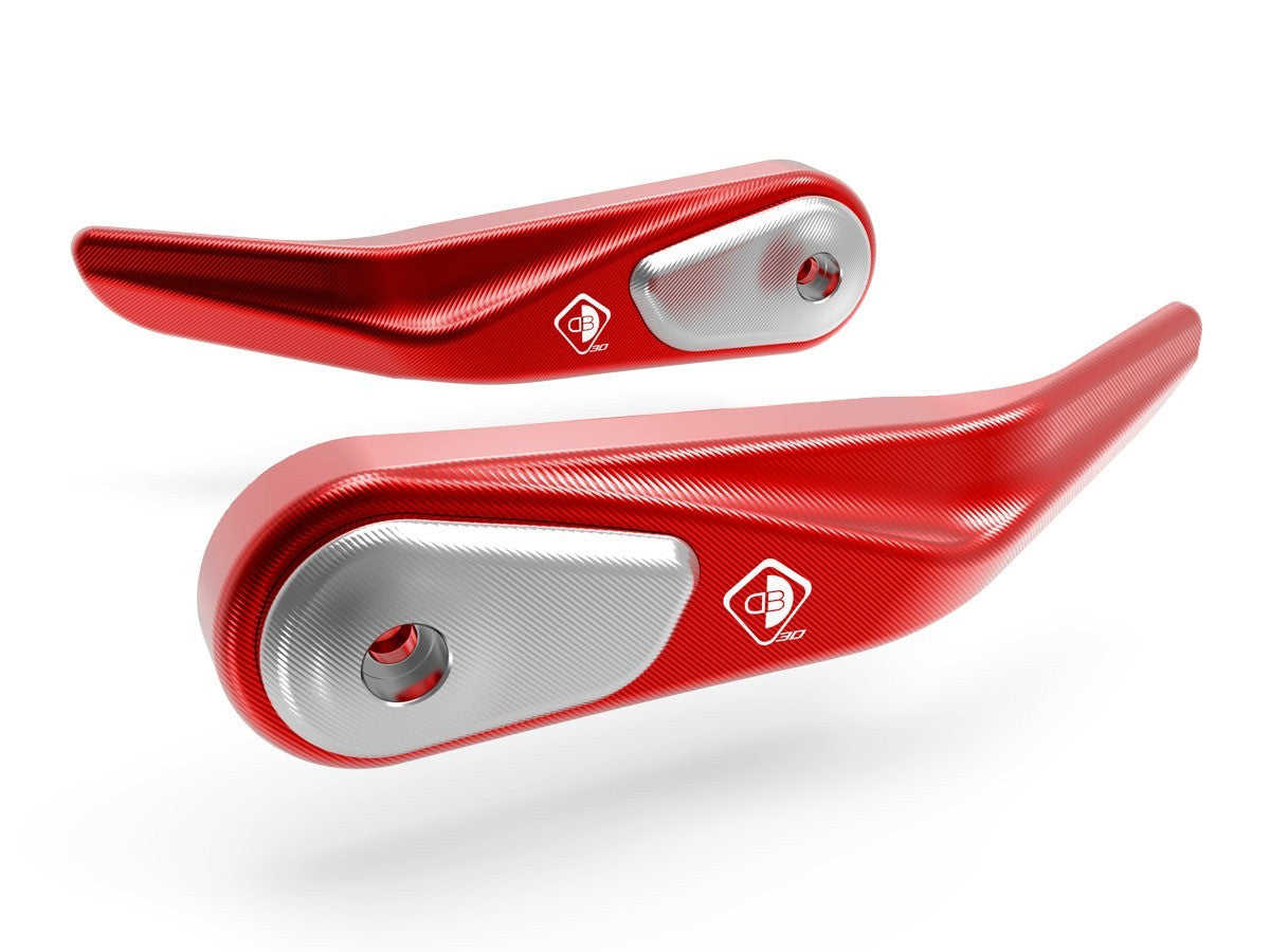 Ducabike DBK SPM02 MTS / HM Handguards Protection - RED-SILVER