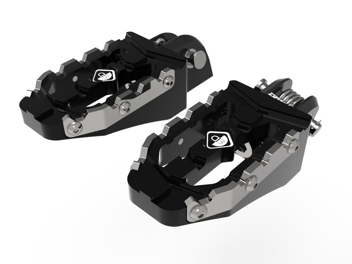 Ducabike DBK KPDM11 BMW R1300GS Off-Road Pilot Footpegs Kit - BLACK