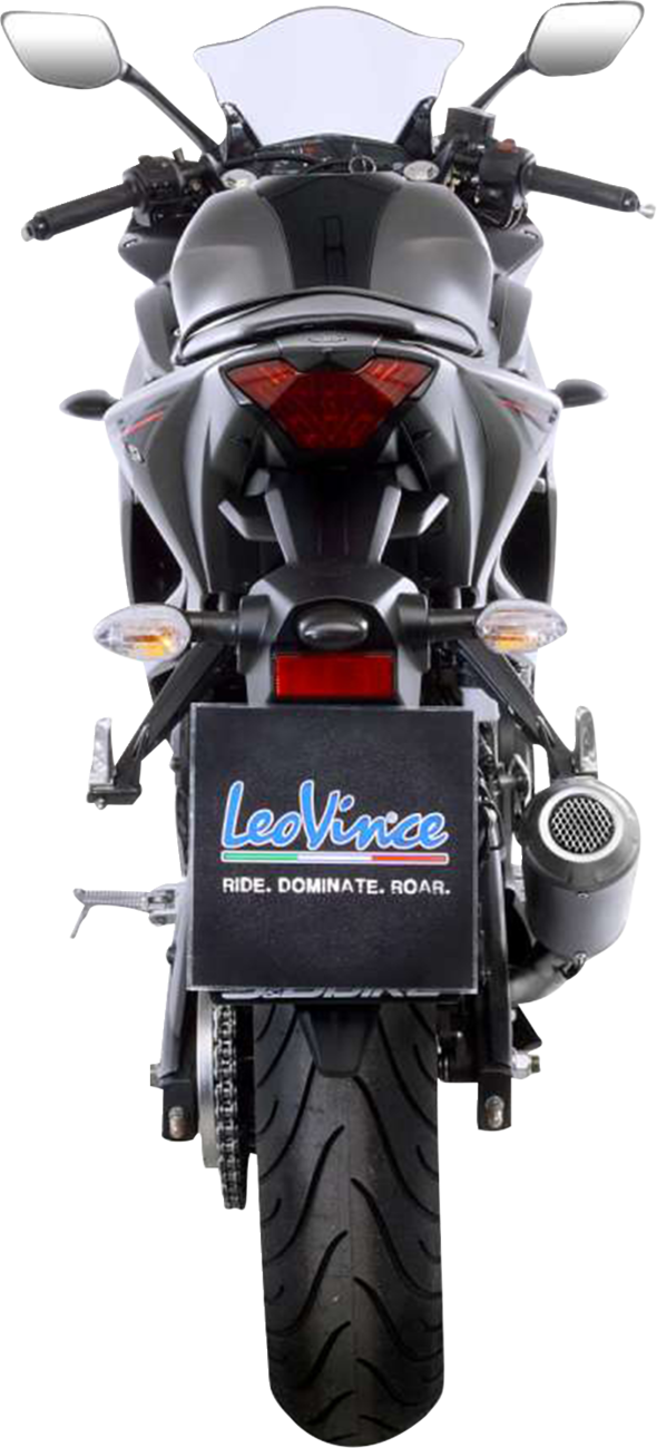 LeoVince LV-10 Slip-On Muffler - YZF-R3 - Stainless Steel