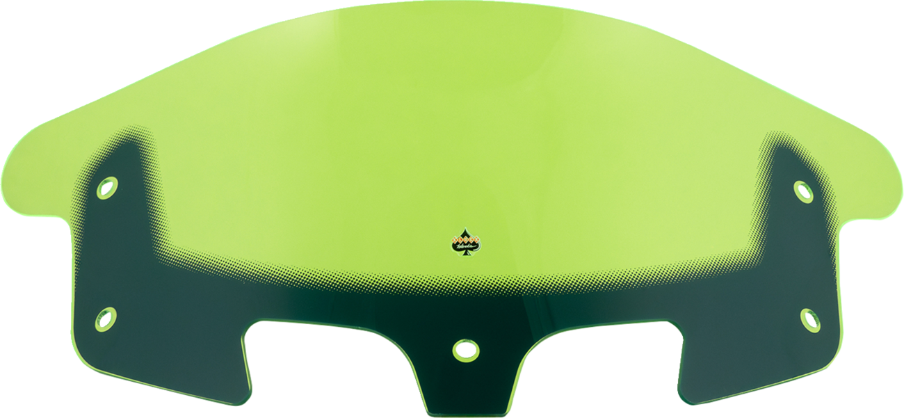 Klock Werks Ice Flare® Windshield - 10" - Green Ice - '14-'26 Indian