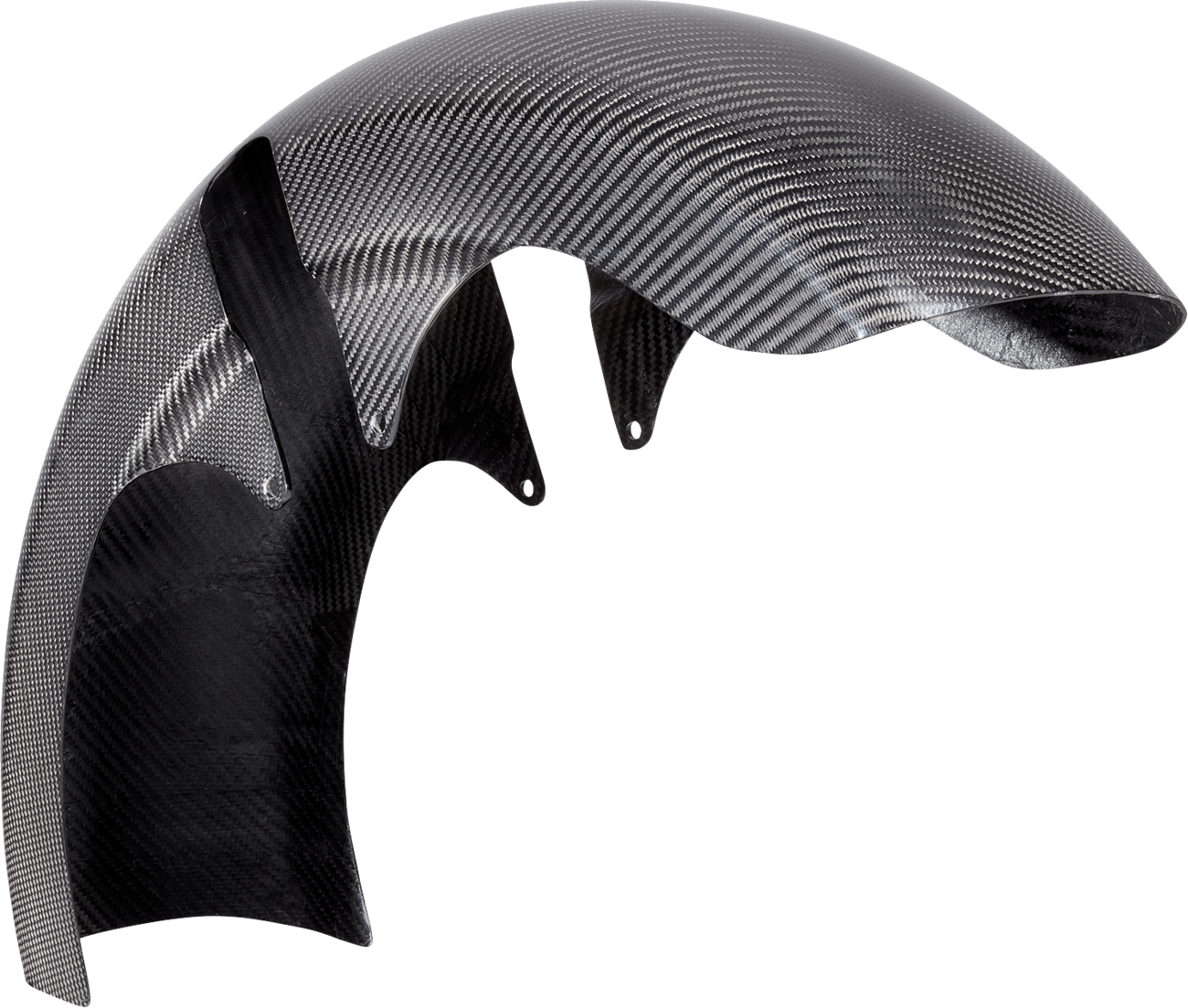 Arlen NESS 21" Front Fender - Fat Wrapper - Carbon Fiber - HD Touring '24-'25