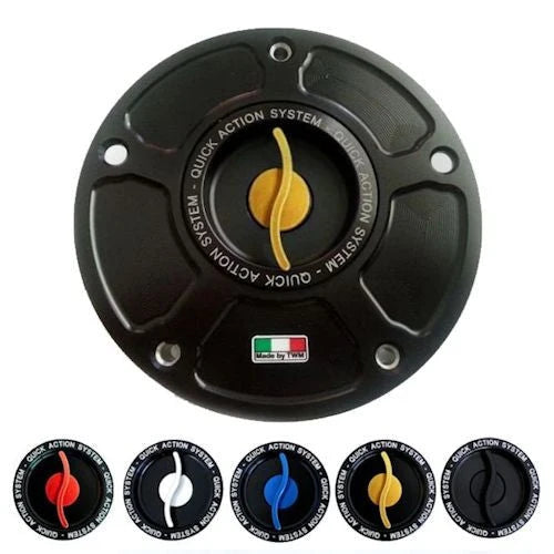 TWM Quick Action CNC Aluminum Gas Cap For MV Agusta - TMPR.02 - Gold