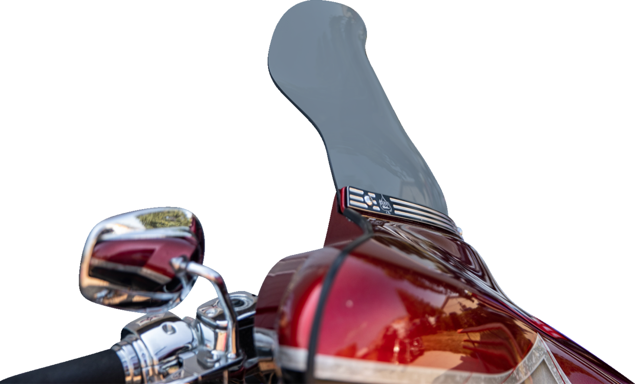 Klock Werks Flare® Windshield - 10-1/2" - Tint - '96-'13 FLH
