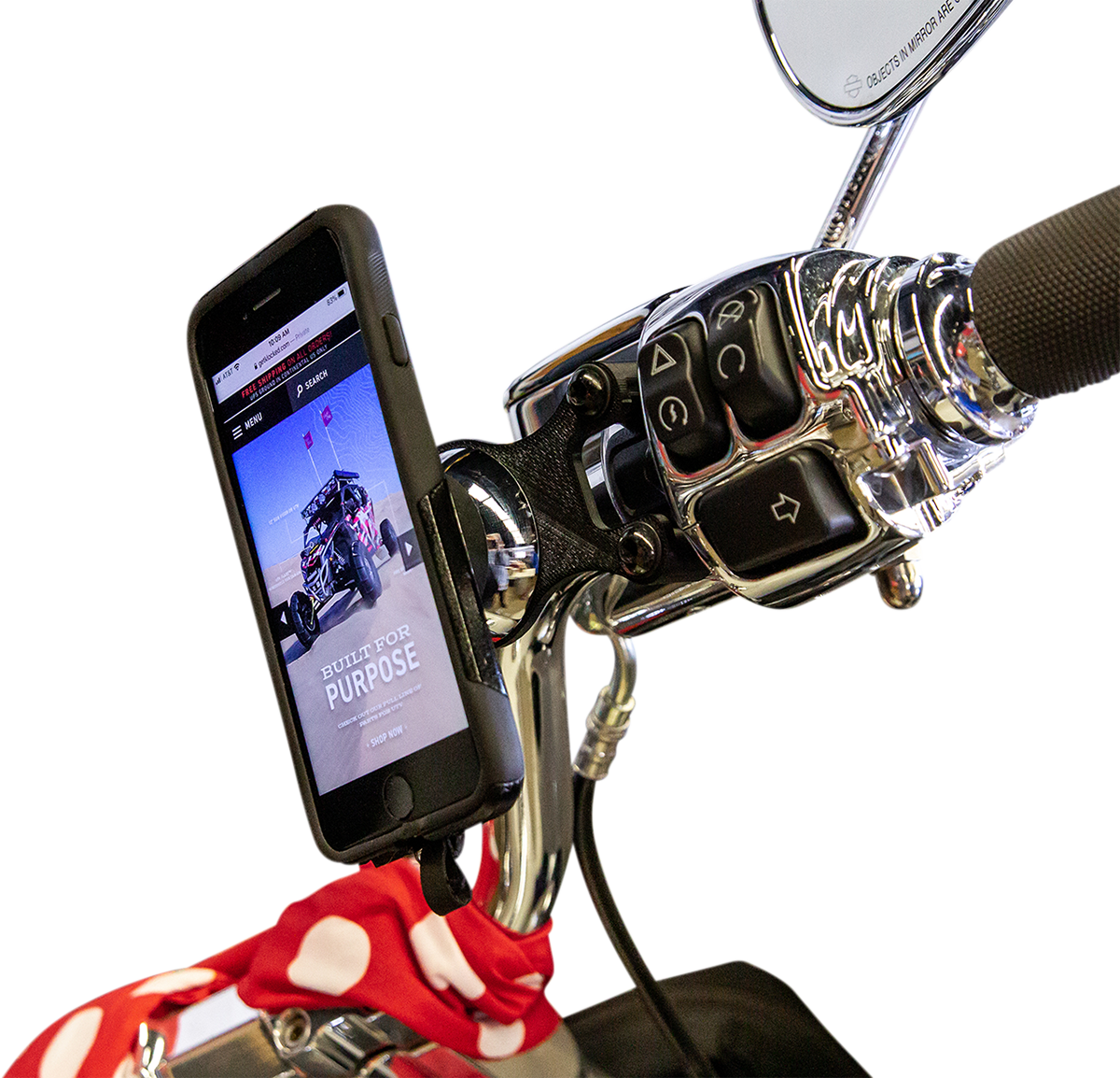 Klock Werks iOmounts™ Device Mount - Handlebar Mount - Black