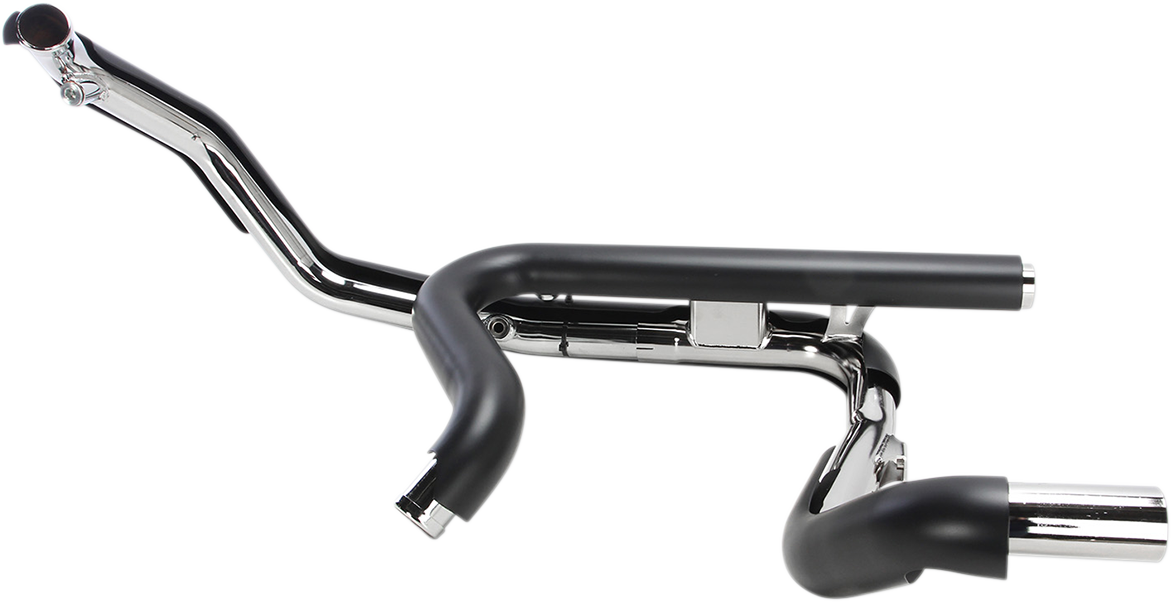 Cobra Powerport Dual Headpipes With Dual Bungs - Black