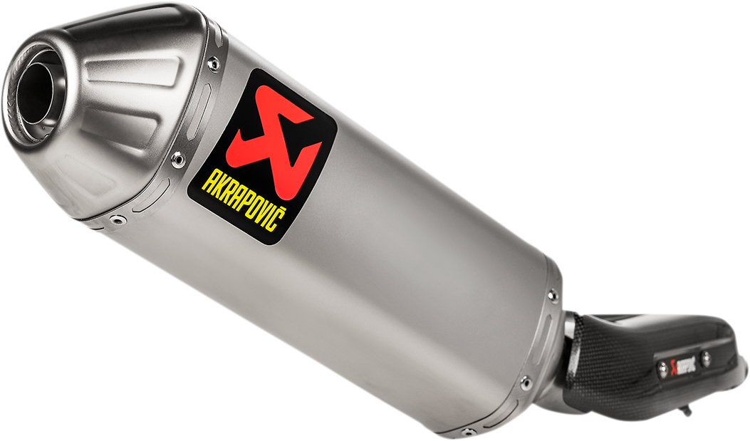 Akrapovic Slip-On Line Muffler - Titanium - Ténéré 700