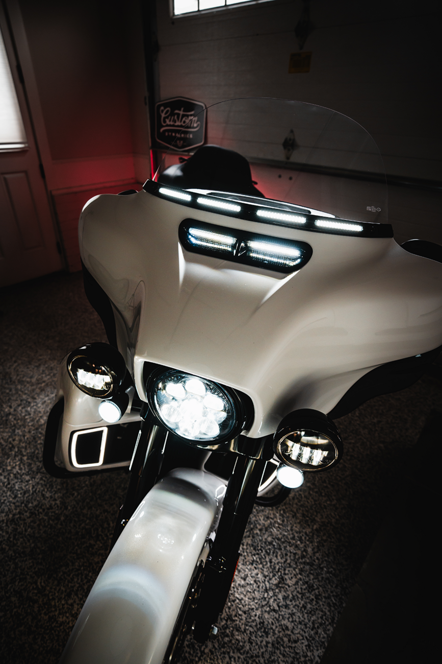 Custom Dynamics Windshield Trim - Black