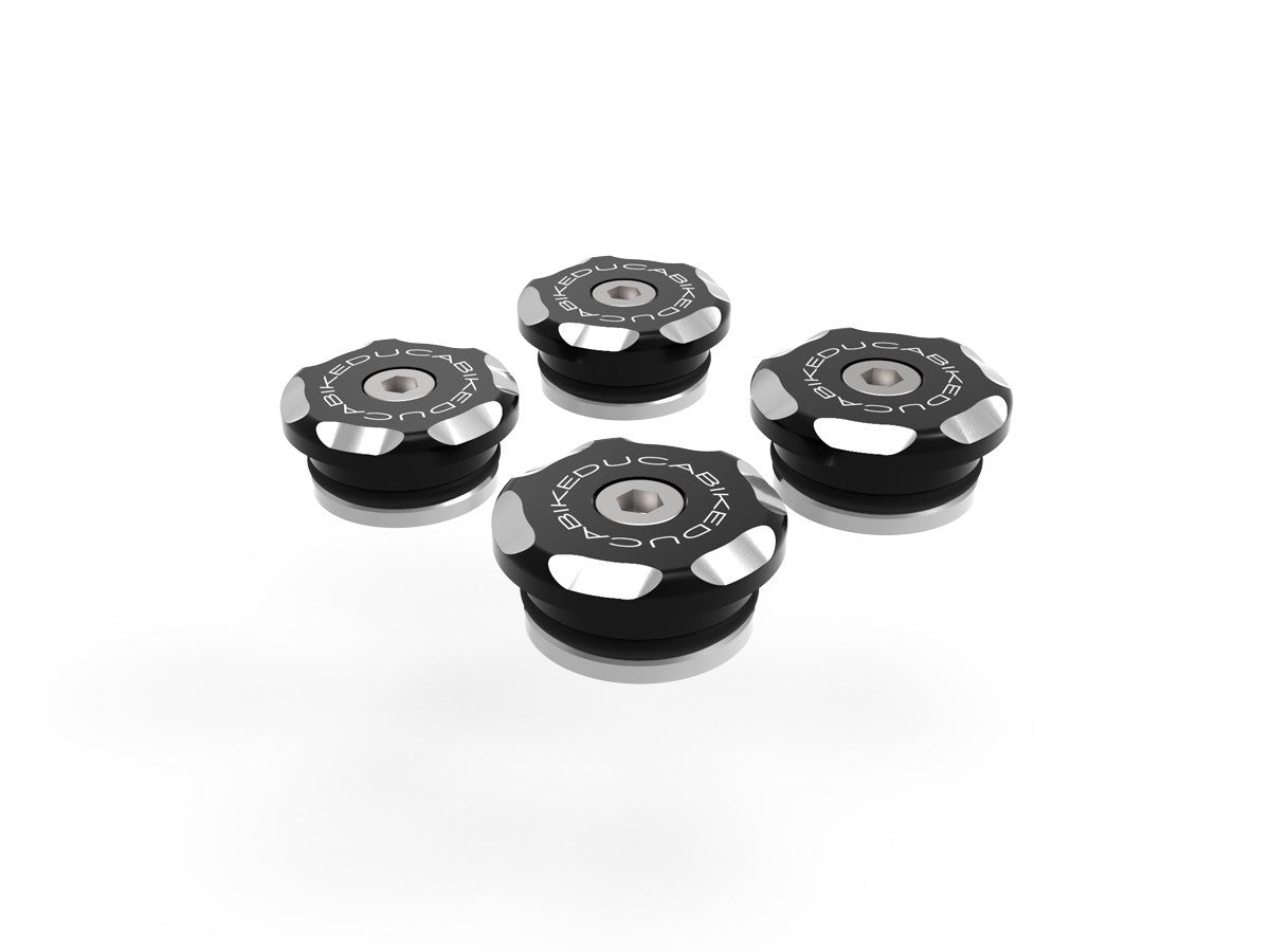Ducabike DBK TTDSX02 DesertX Kit Frame Plugs Bicolor - BLACK