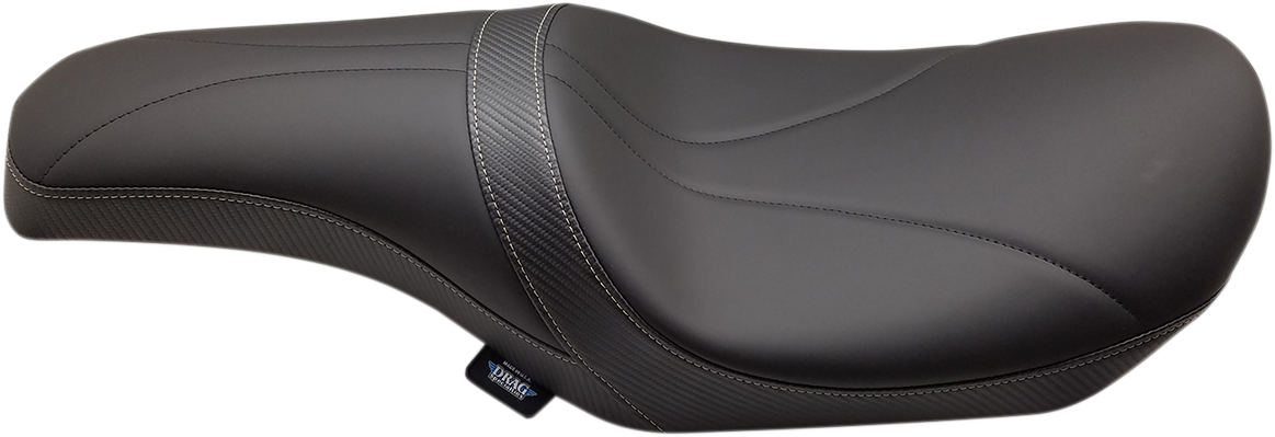 Drag Specialties Seats Predator Seat - Mild Stitched - Yaffe Gas Tank - FL '08-'23