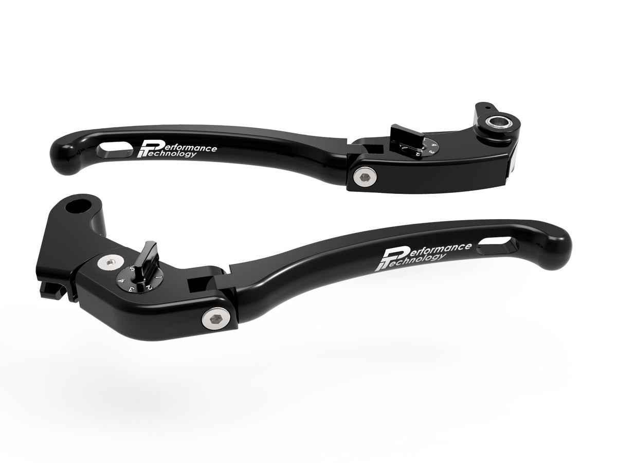 Ducabike DBK LE11 Brake / Clutch Adjustable Levers Eco GP 1 - BLACK-BLACK