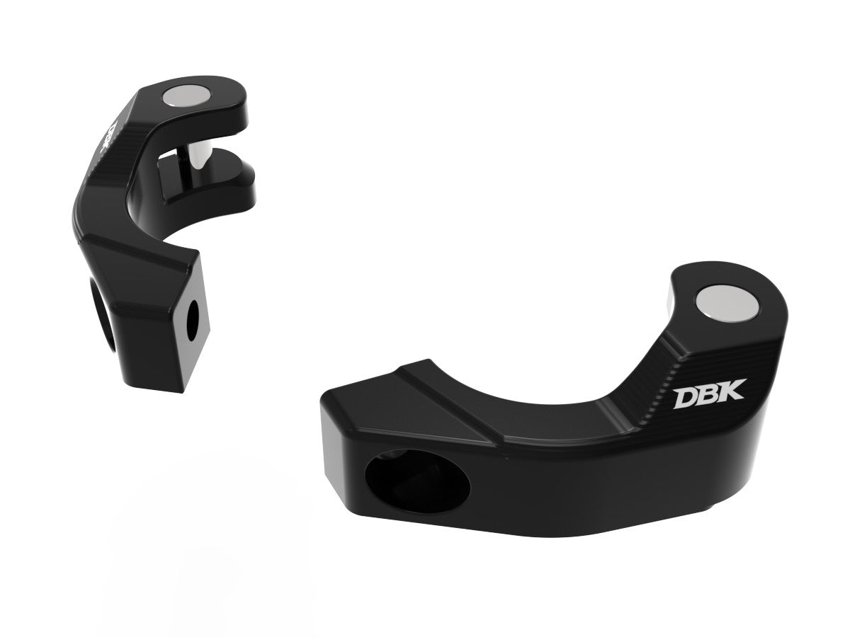 Ducabike DBK MPSS01 Panigale V2 MY 2025 Clamps For Mounting Racing Half-Handlebars - Black