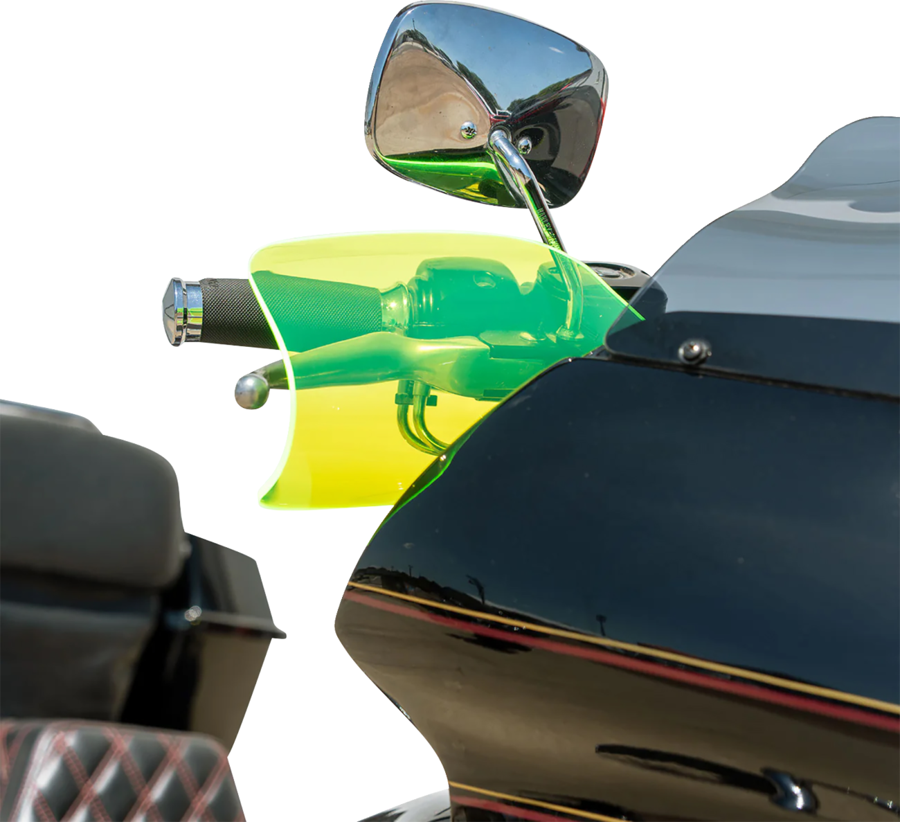 Klock Werks Flare® Handguards - Harley-Davidson Hydraulic Clutch - Green Ice