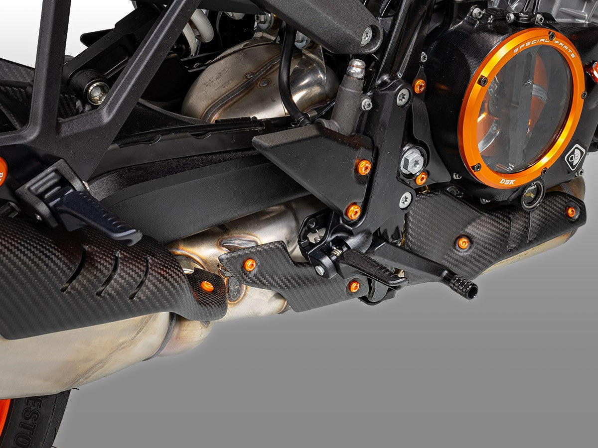 Ducabike DBK CRB190O KTM 990 Duke Matt Carbon Exhaust Cover