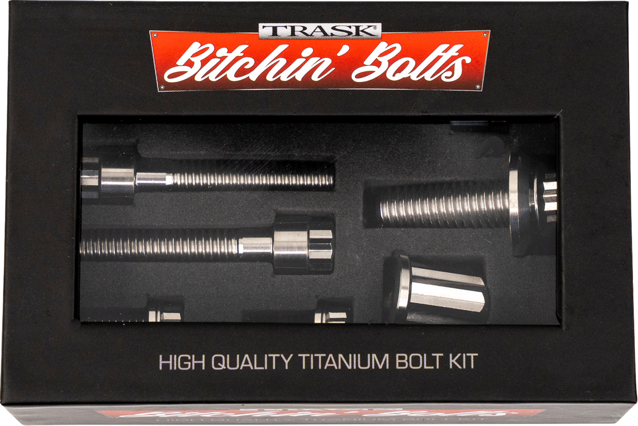 Trask Bitchin' Bolts Hardware Kit - Titanium - M8 - Coil And Horn