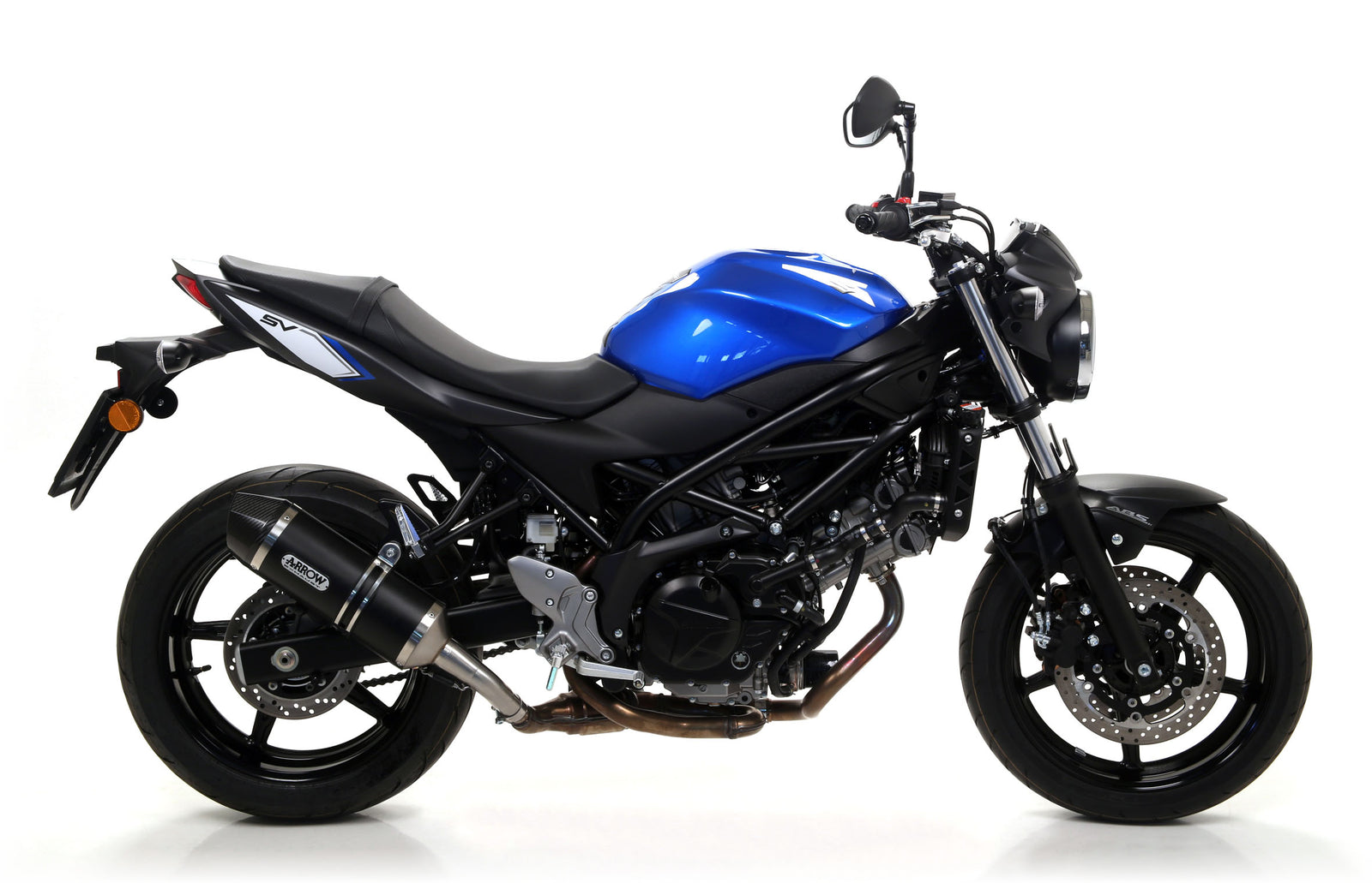 Race-Tech Aluminium Dark" Slip On With Carbon End Cap"