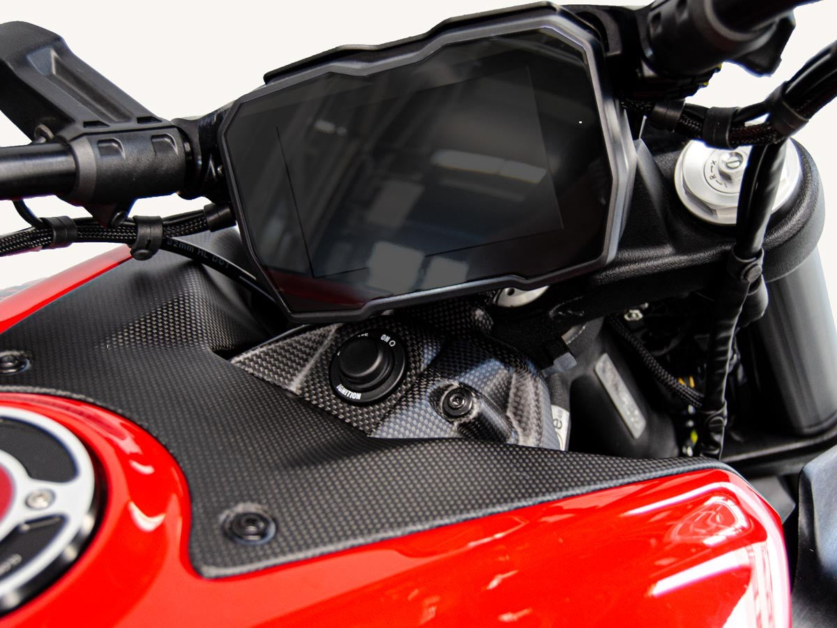 Ducabike DBK CRB78O Diavel V4 Matt Carbon Ignition Cover