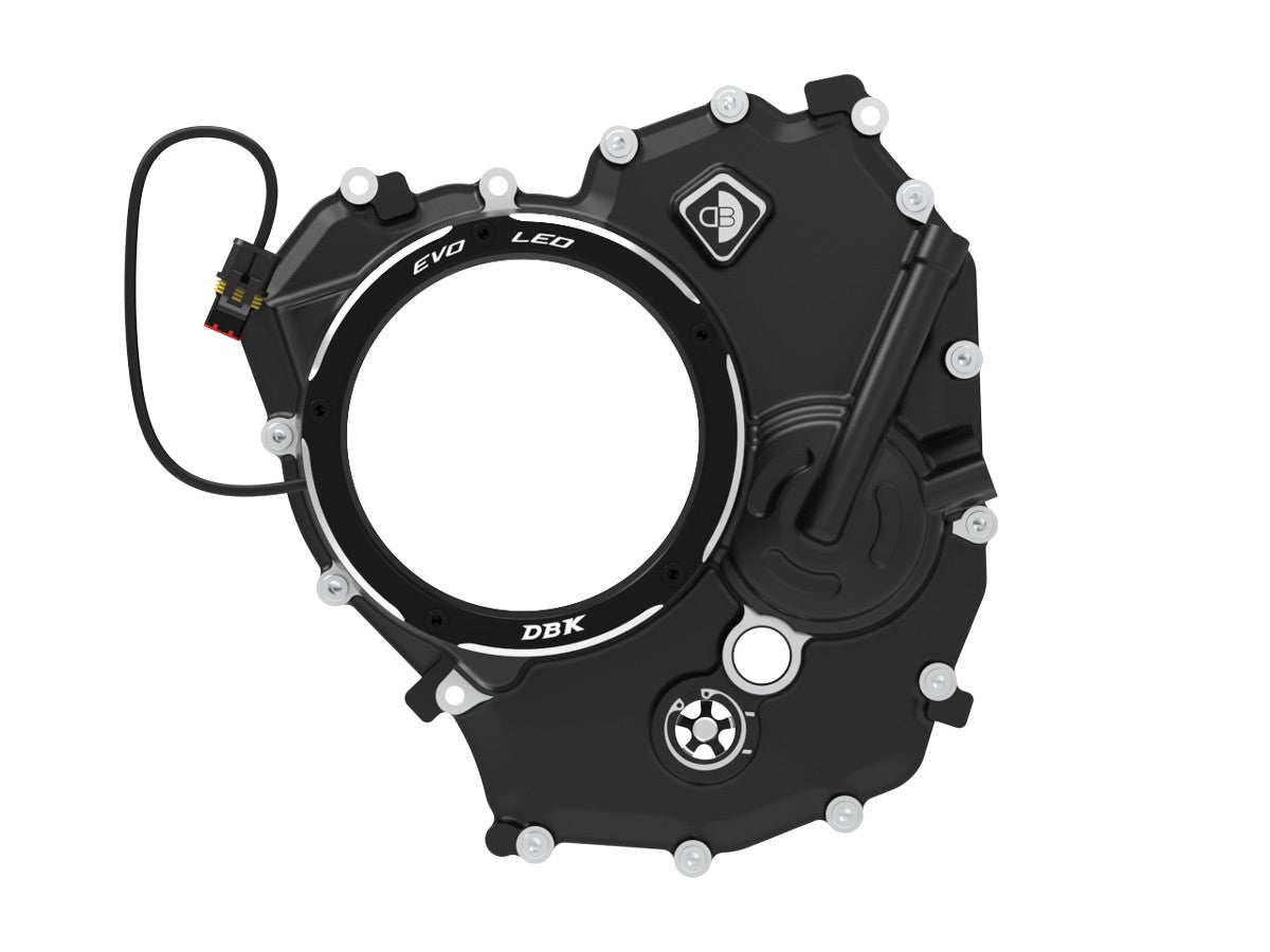 Ducabike DBK Clear Clutch Cover EVO LED Ducati V2 - BLACK-BLACK