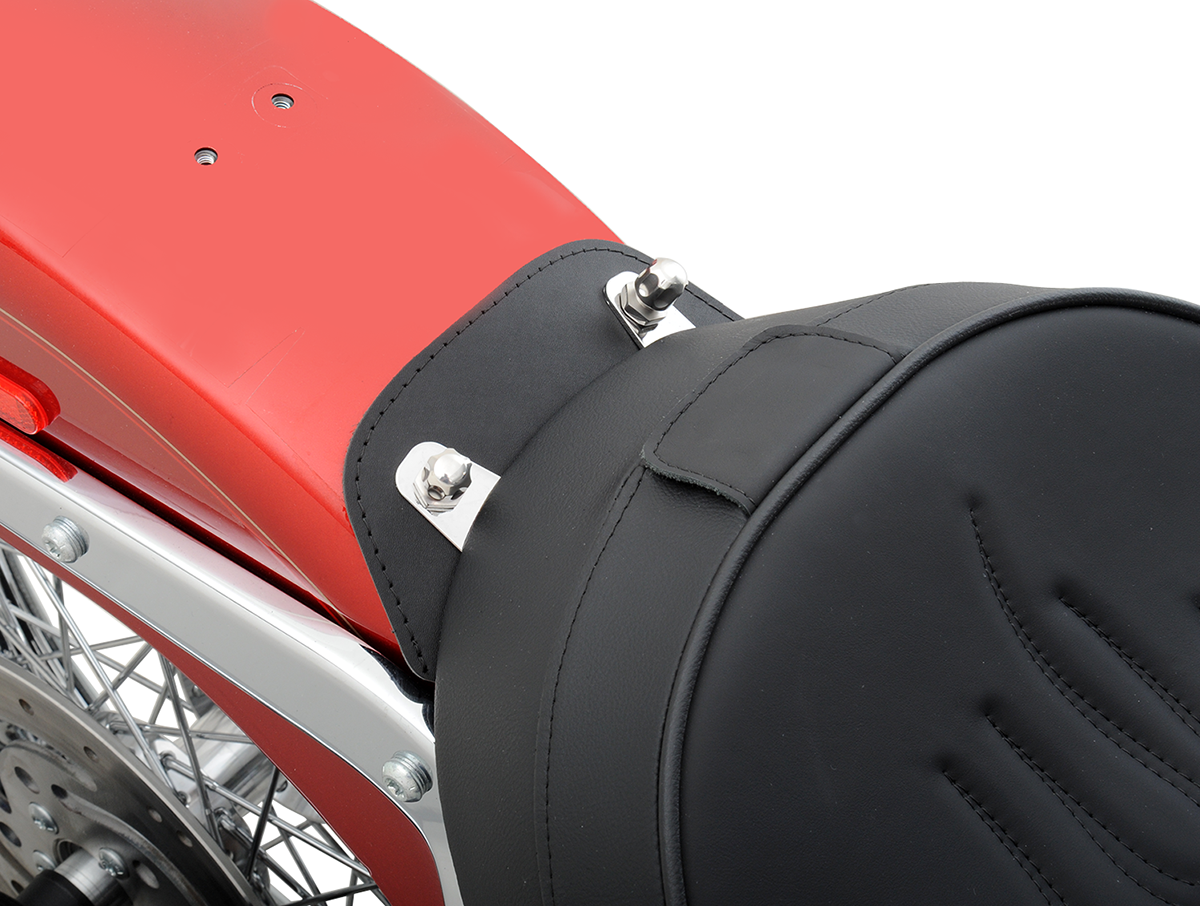 Drag Specialties Seats Solo Seat - Smooth - Backrest - FLST '00-'17