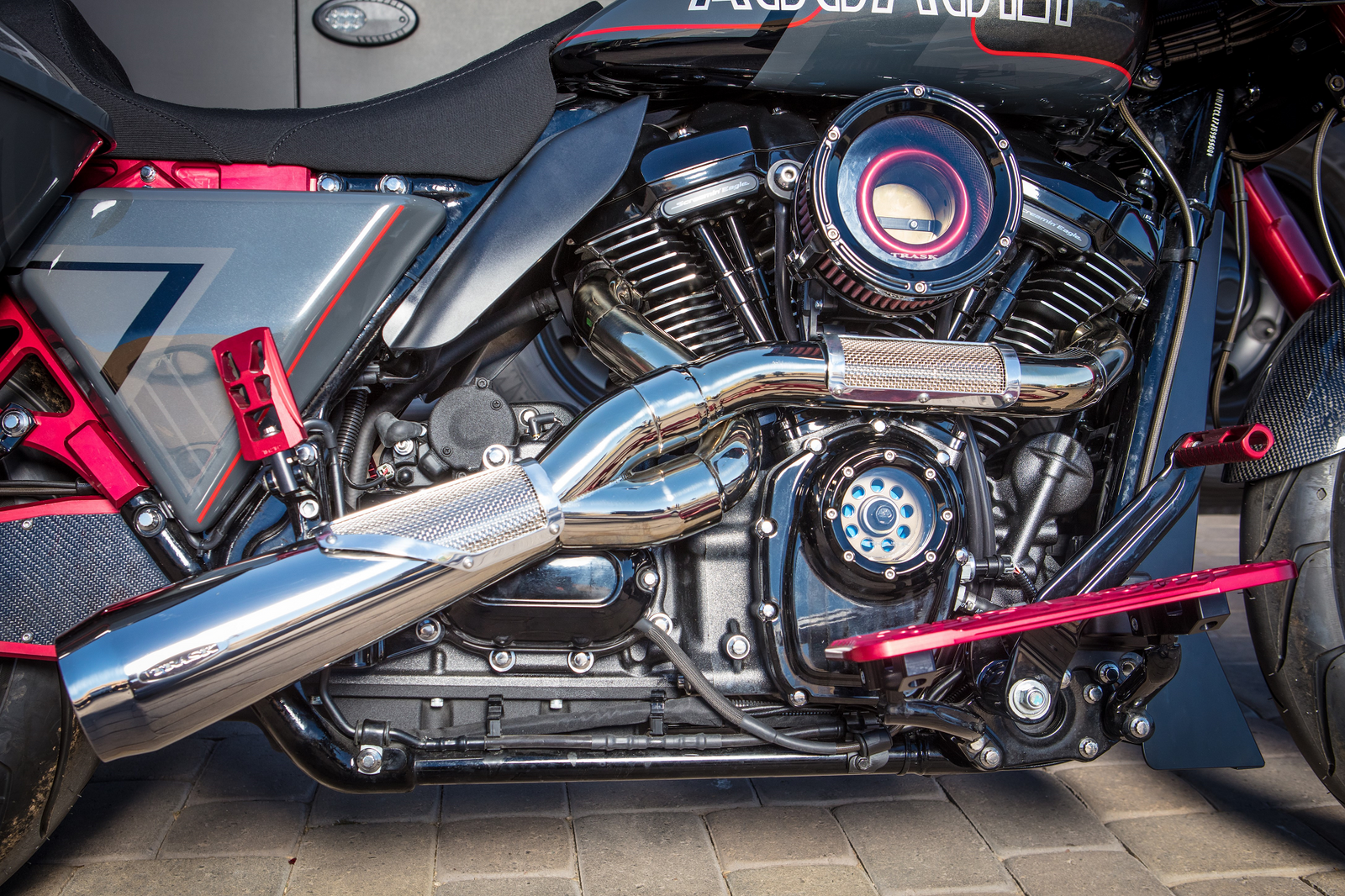 Trask Assault Series Cam Cover - Gloss Black Powdercoat - M8