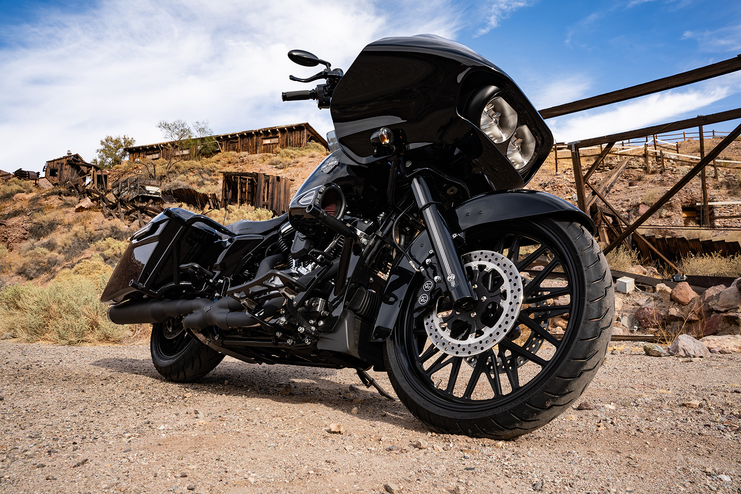 Performance Machine (PM) Wheel - Nivis - Front - Dual Disc/Without ABS - Black Ops - 21x3.5