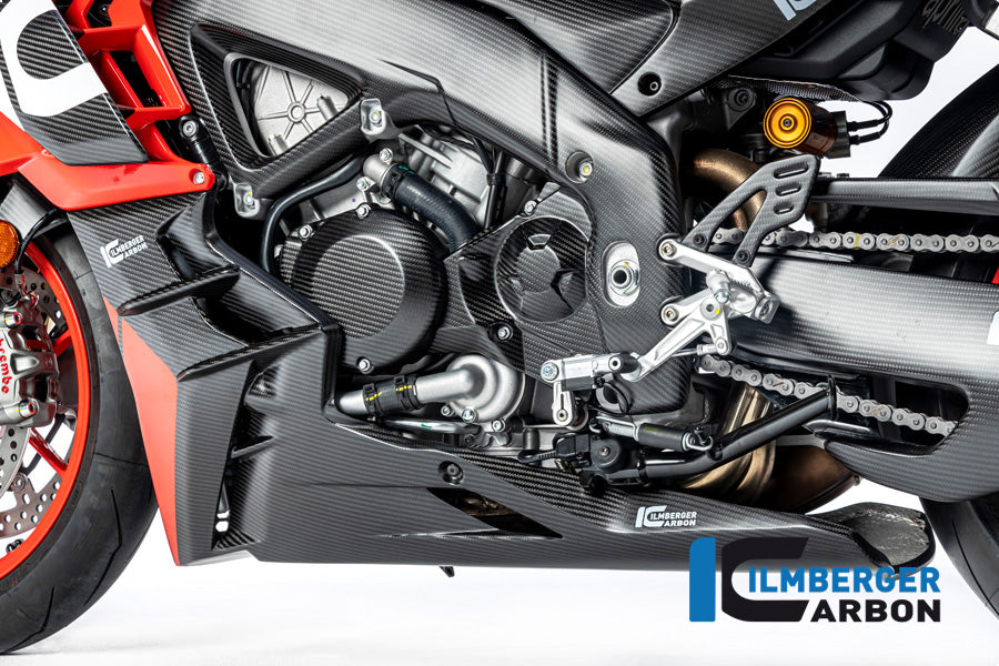 Ilmberger Carbon Belly Pan One Piece Aprilia Tuono V4 From 2021 - Matte