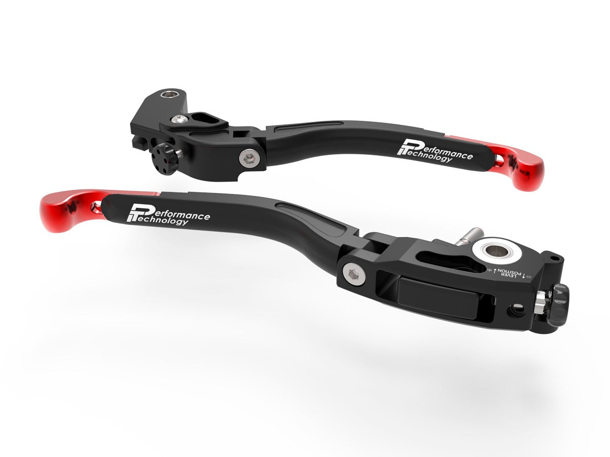 Ducabike DBK L22 Evo Honda Brake + Clutch Levers - BLACK-RED