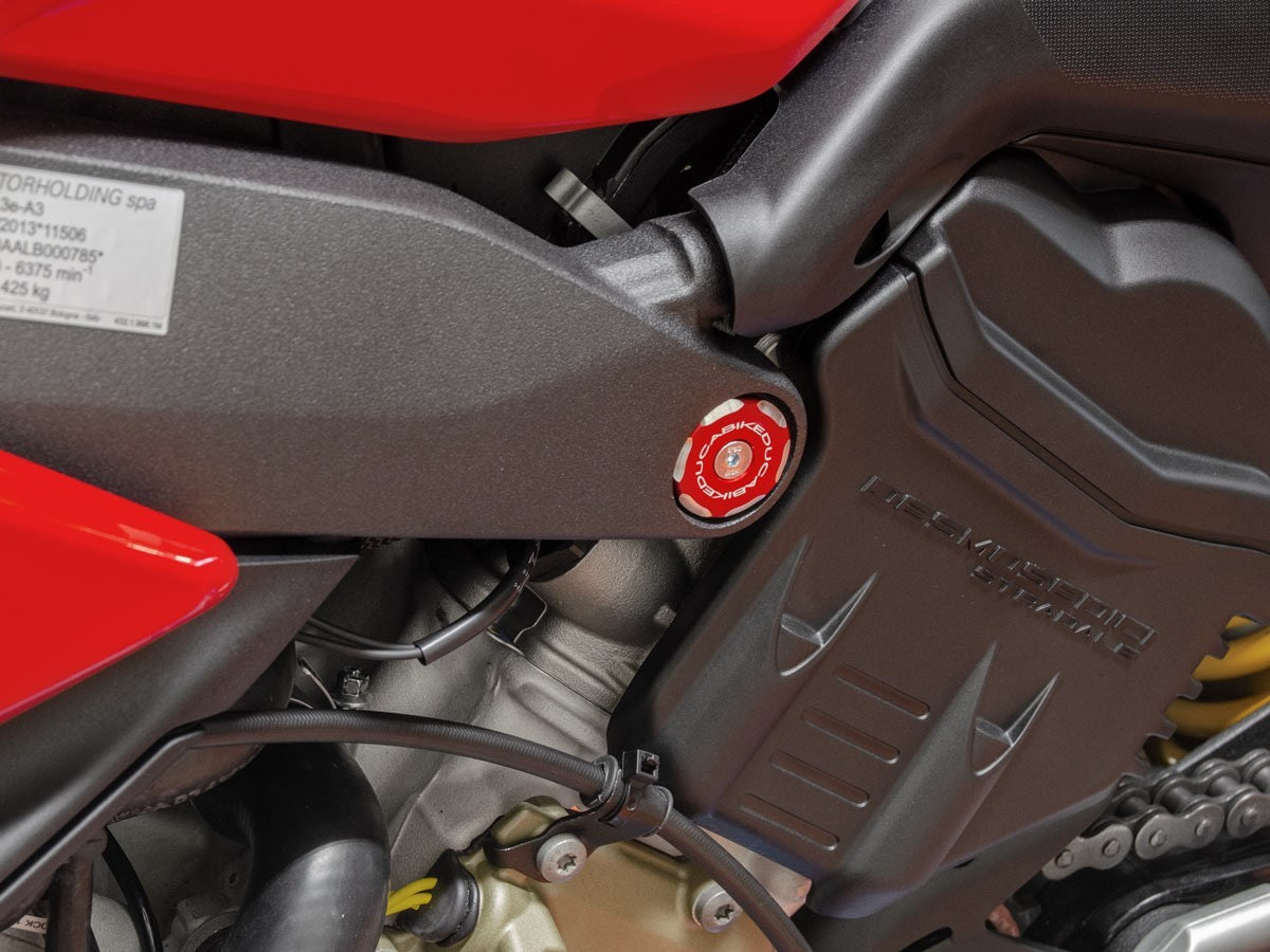 Ducabike DBK TTV401 SFV4 / V4 Kit Frame Plugs Bicolor
