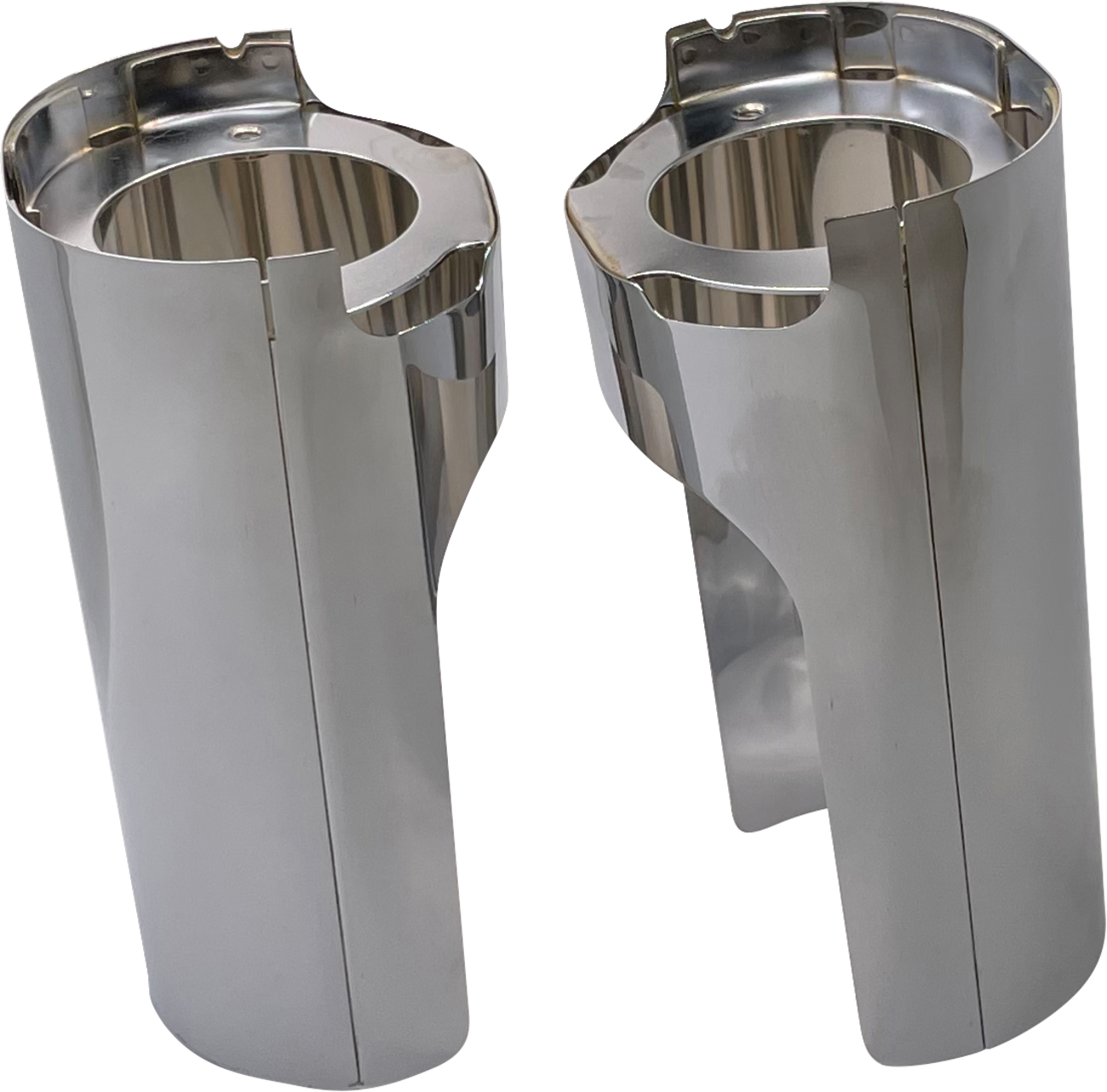 Arlen NESS Fork Boot Cover - Chrome - Smooth