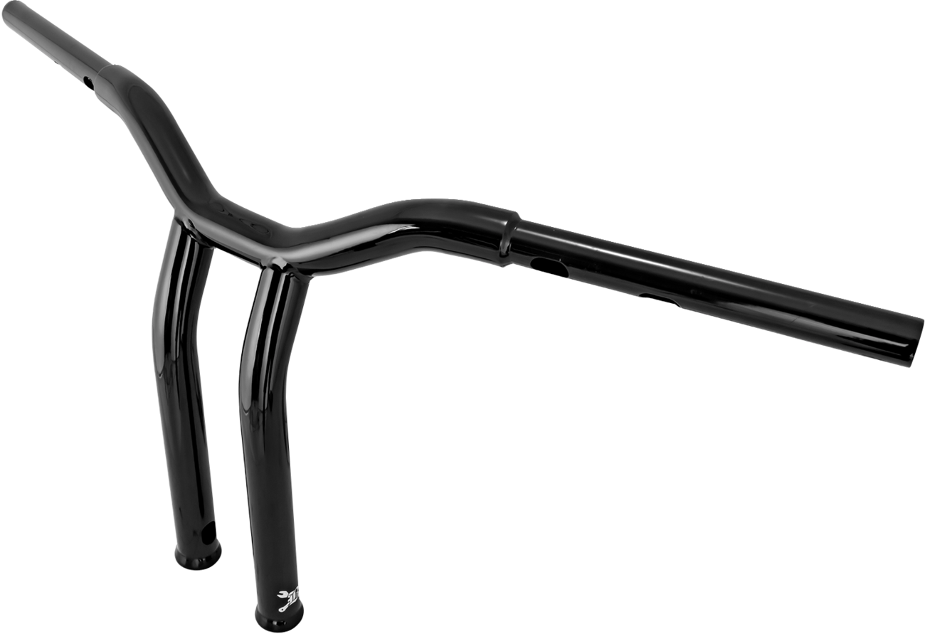 Burly Brand Dominator Handlebar - Touring/Softail - 12" - Black