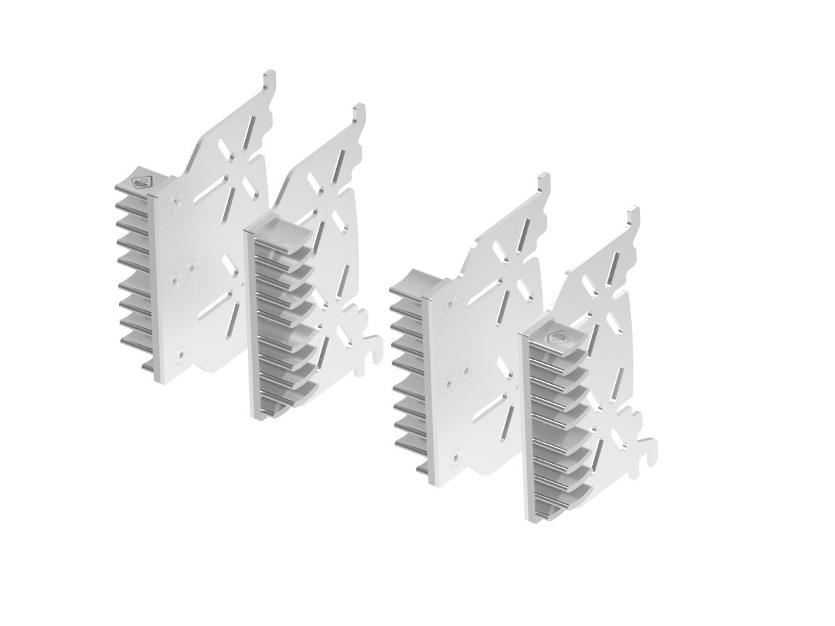 Ducabike DBK BPR07 Brembo Hypure Brake Plate Radiator - SILVER