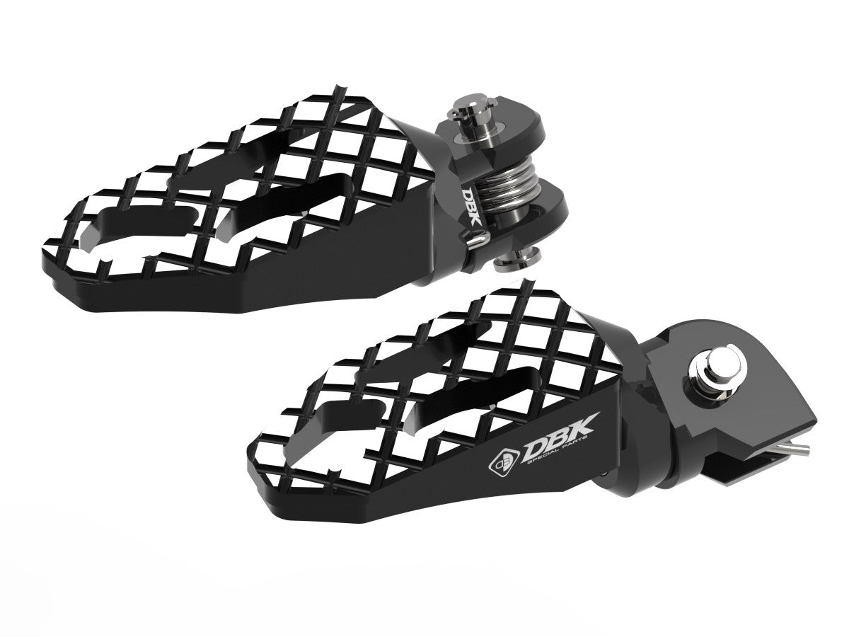 Ducabike DBK KPDM08 BMW R1300GS Touring Adjustable Pilot Footpegs Kit - BLACK