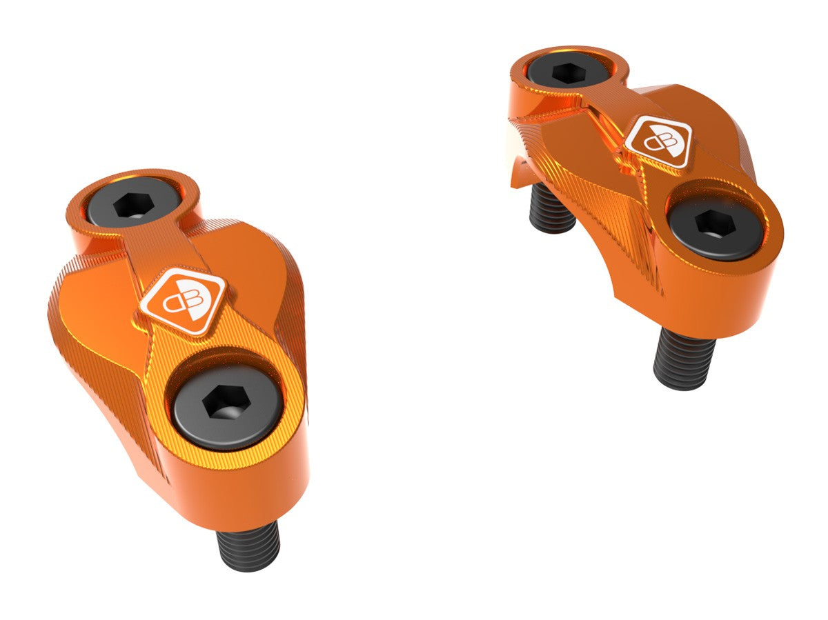Ducabike DBK BM21 KTM Handlebar Clamps - Orange