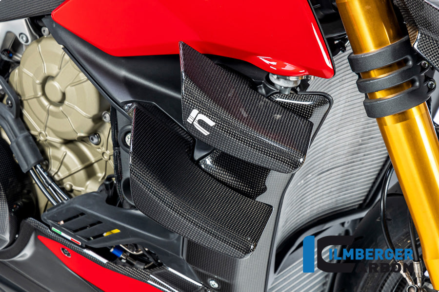 Ilmberger Carbon Fairing Side Winglet Kit Right V4 Ducati Streetfighter - Gloss