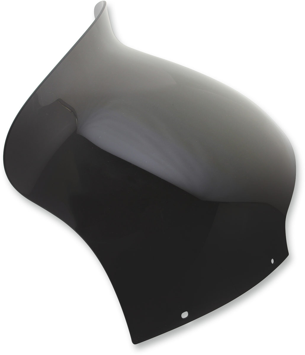 Memphis Shades Spoiler Windshield - 10" - Dark Smoke - FLTR