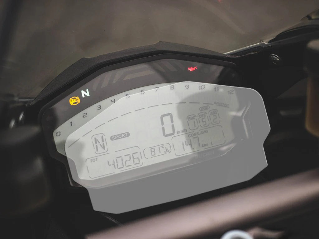 Shieldotron Ducati Panigale 899 / 959 / 1199 / 1299 Instrument Cluster Screen Protector