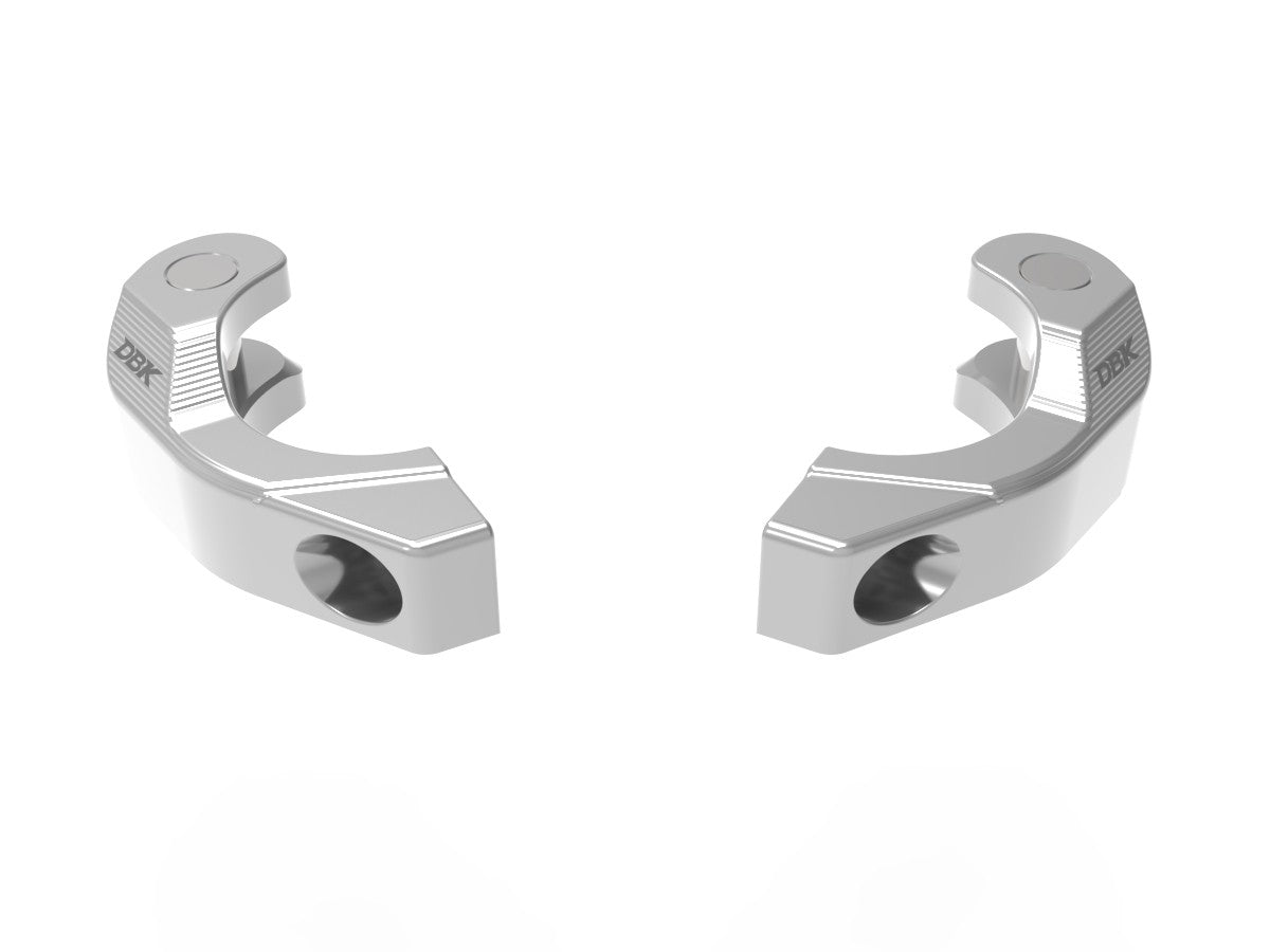 Ducabike DBK MPSS01 Panigale V2 MY 2025 Clamps For Mounting Racing Half-Handlebars - Silver