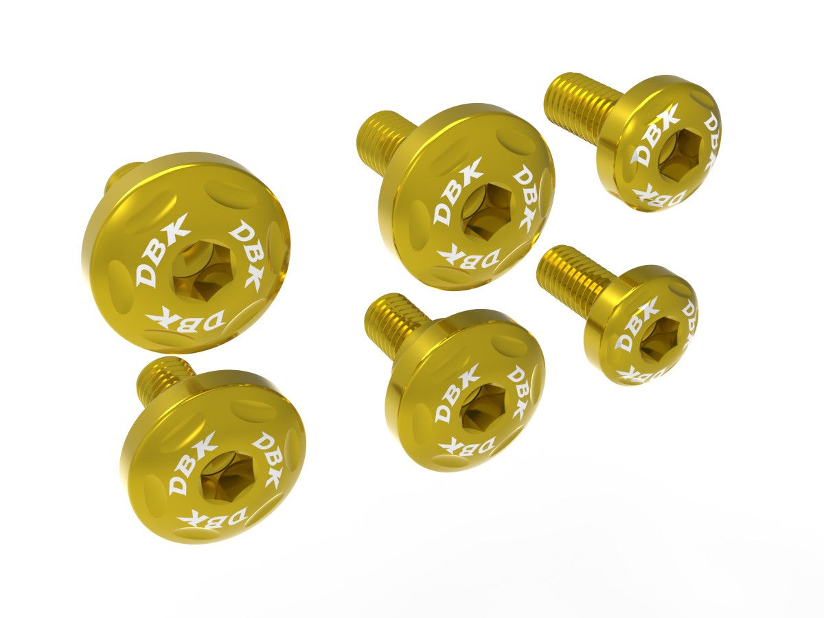 Ducabike DBK CNC Steering Head Screw Kit Ducati Monster V2 2026 - Gold