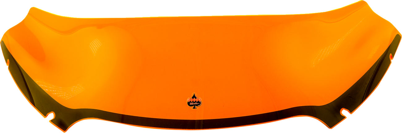 Klock Werks Ice Flare® Windshield - 6" - Orange Ice - '15-'25 FLTR