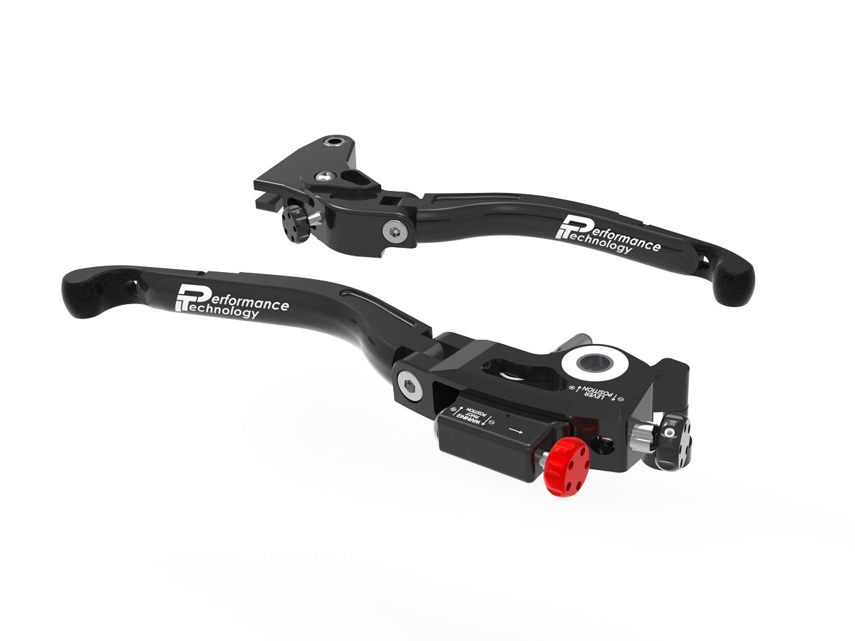 Ducabike DBK L35 Ultimate Triumph Brake + Clutch Levers Double Adjustment - BLACK