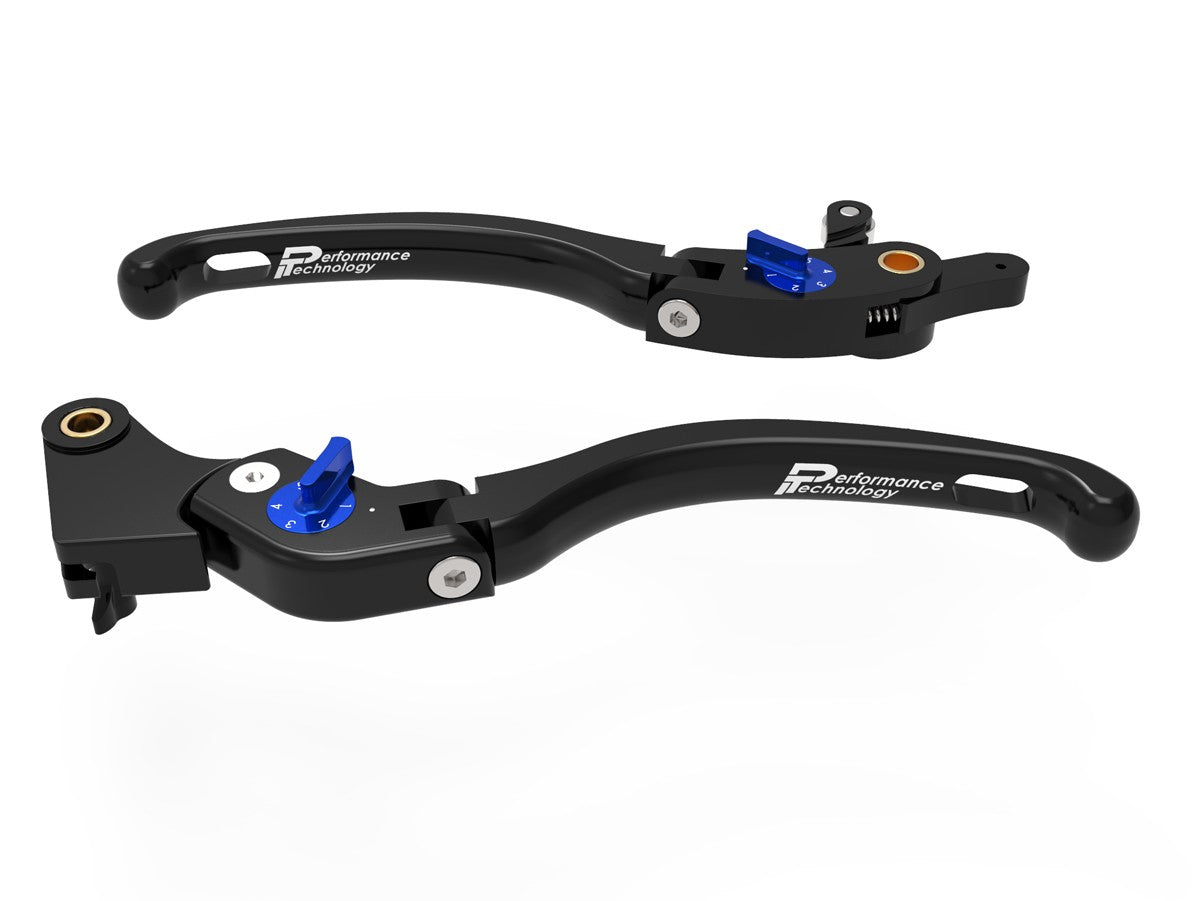 Ducabike DBK LE19 BMW Brake / Clutch Adjustable Levers Eco GP 1 - BLACK-BLUE