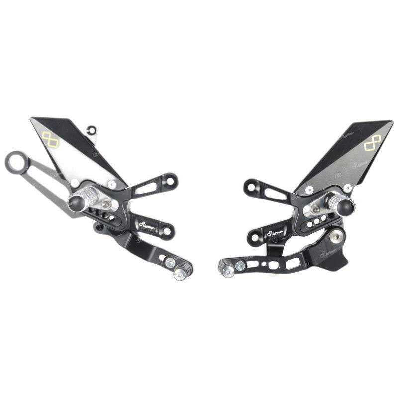 LighTech Adjustable Rearsets For RSV4 Tuono V4 1100 Factory 2021-2024 - Reverse Shift