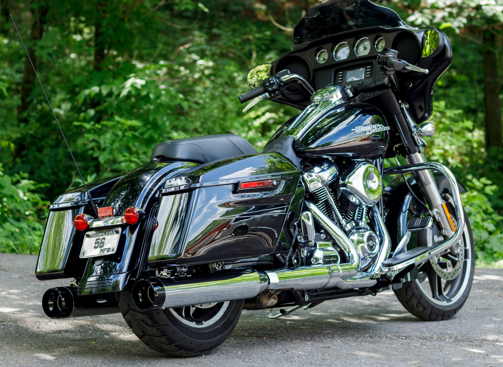 S&S Cycle 4-1/2" MK45 Performance Mufflers - Black Thruster