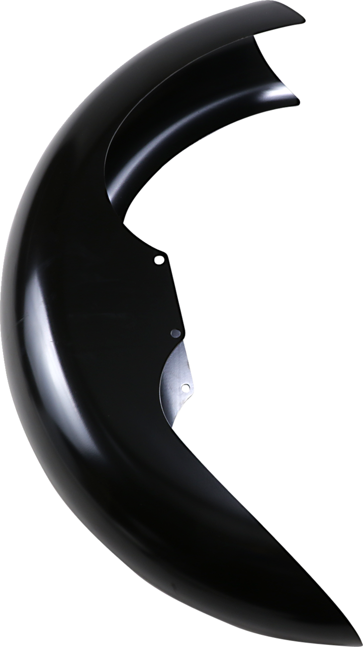 Klock Werks Level Front Fender - Black - 16"-19" Wheel - HD Touring/Trike