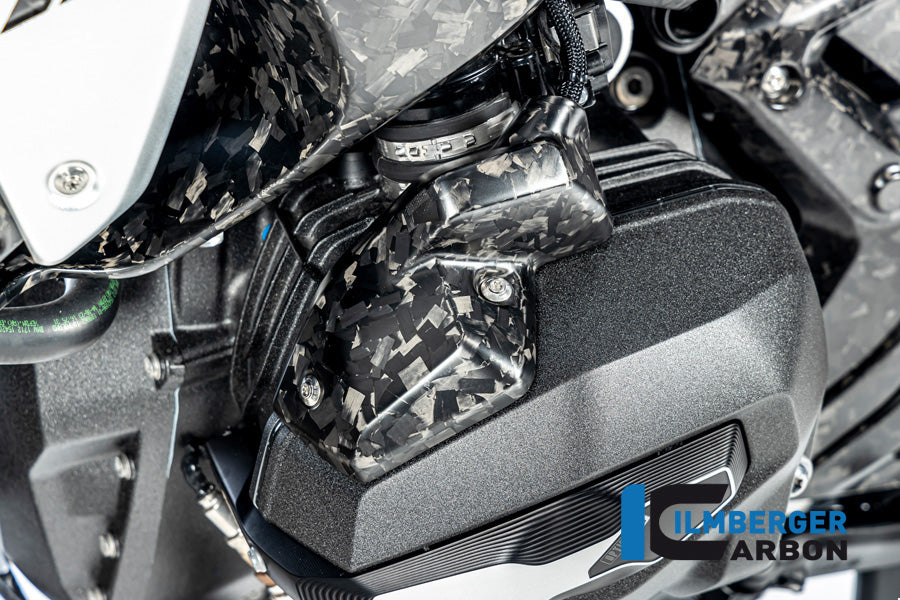 Ilmberger Carbon Injector Nozzle Cover Left BMW R 1300 GS - Matte / Forged