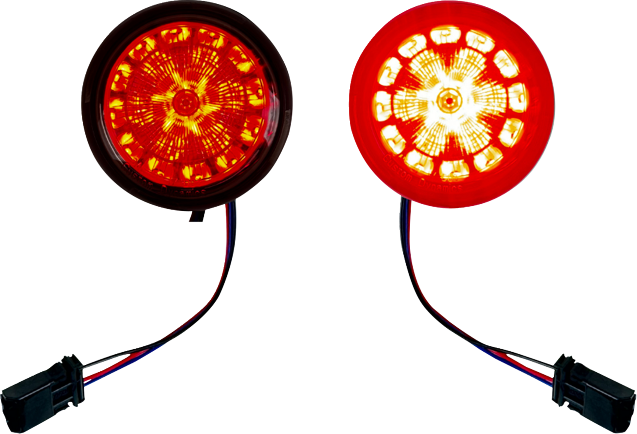 Custom Dynamics ProBeam® Rear Turn Signal Inserts - LED - Smoke Lens