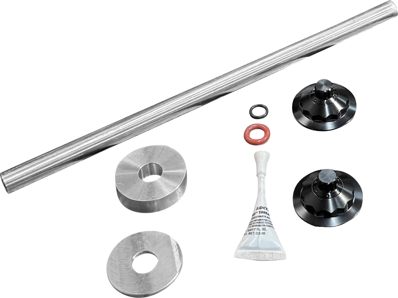 Paul Yaffe Bagger Nation Standard 12 Point Front Axle Cover Kit For Y-Axle Rod