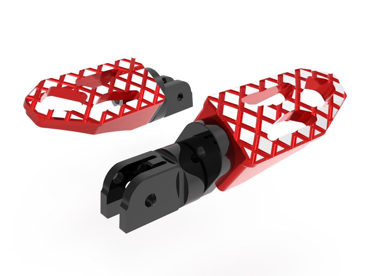 Ducabike DBK KPDM03 Adjustable Pilot Footpegs Kit - RED