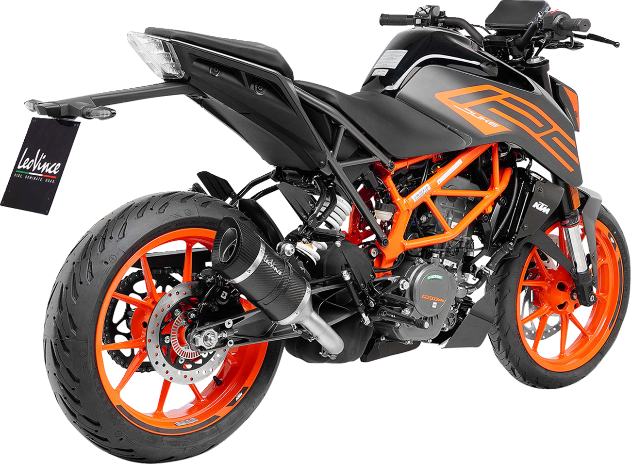 LeoVince LV Pro Slip-On Muffler - Carbon Fiber - Duke 390